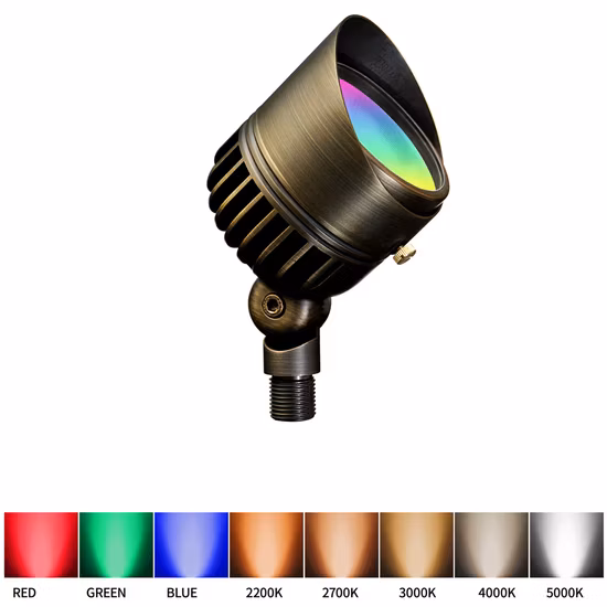 Projecteur extérieur basse tension paysage cour Style moderne LED luminaires à pointe montage mural IP65 LED éclairage de jardin