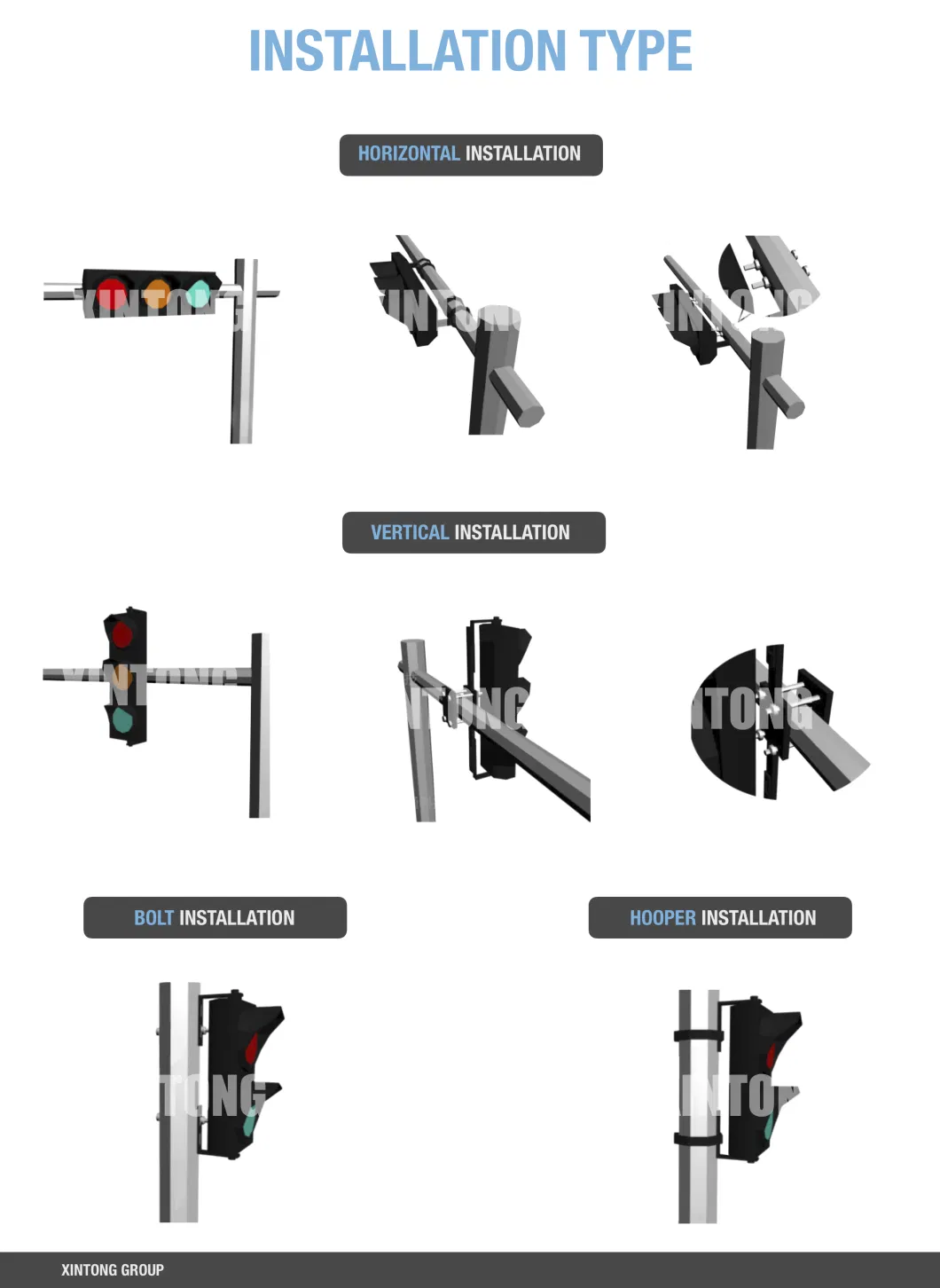 CE RoHS 200mm 300mm 400mm Warning Full Ball Intelligent LED Solar Power Traffic Signal Light