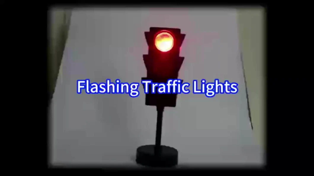 Factory Direct Mini Battery Blinking Traffic Signal Stop Lamps Flashing Traffic Lights