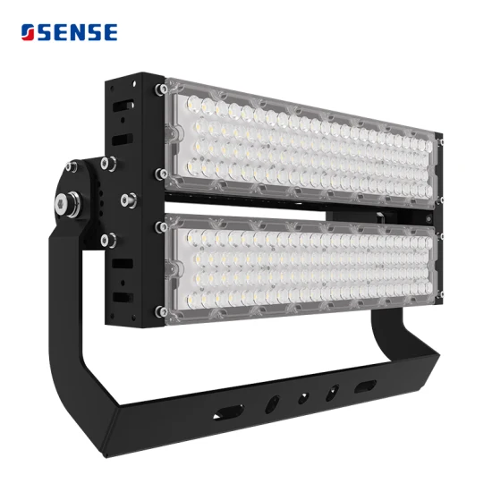 Lumière polarisée unique 150lm/W de stade du projecteur LED de mât élevé de la conception LED d'optique 5 ans de garantie