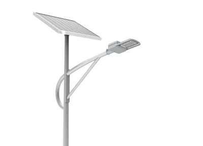 L'aluminium intégré IP65 IP66 IP67 étanche extérieure lampadaire solaire à LED avec capteur de mouvement batterie au lithium et panneau solaire